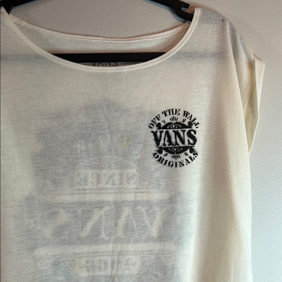 Vans Cream Relaxed Short Sleeve Tee - Picture 10 of 11